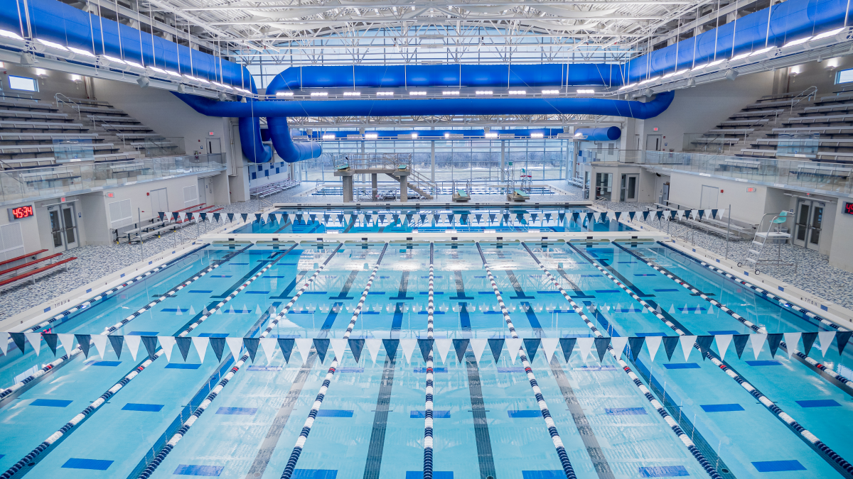 The Racine Unified aquatic facility competition pool